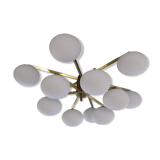 Ceiling light brass and _closes Italian design