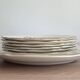 Set of flat dessert service and 6 plates l'Amandinoise St-Amand