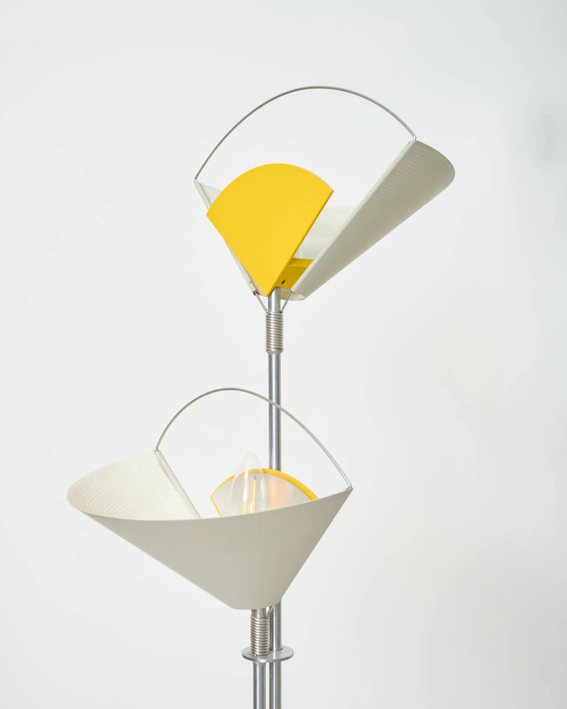 Floor lamp "Sintheto Terra D", F. Porsche, Luci Italia, 1984