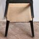 Maison Jansen black lacquered wooden desk from the 1960s with chair.