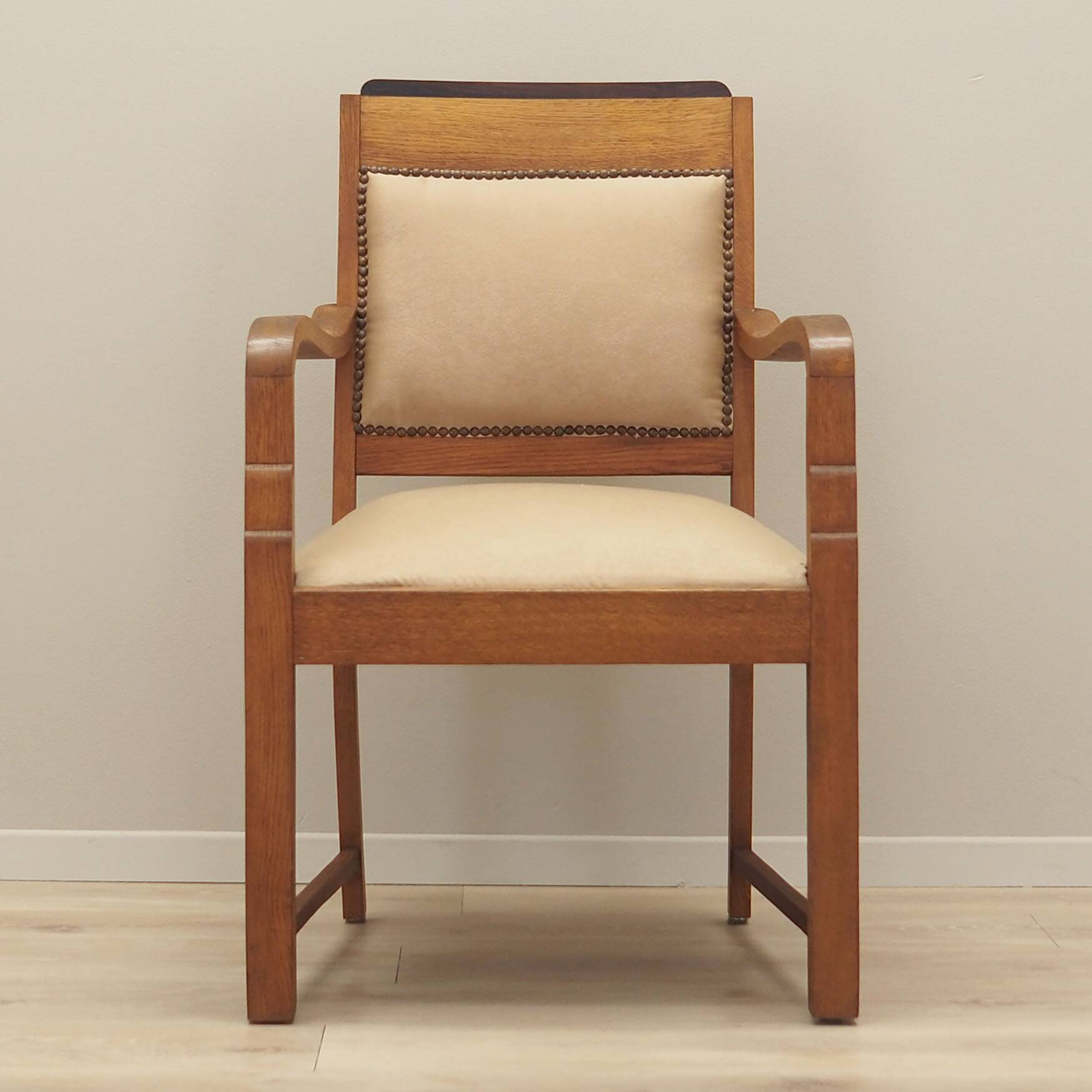 Oak armchair, Art Déco, 1950s, production: Denmark