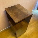 Piece of sofa, in Art Deco walnut