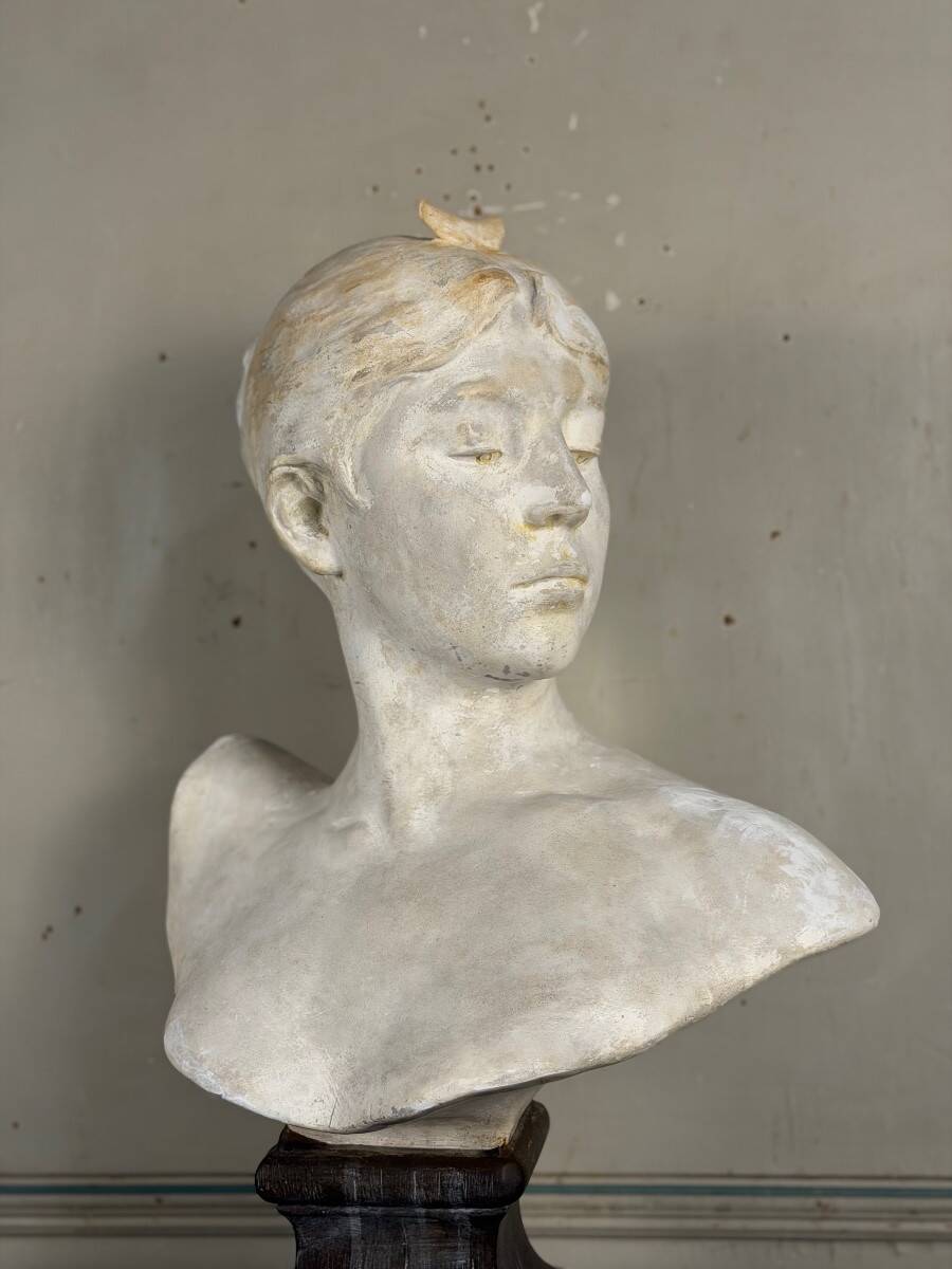 Plaster bust of Diana after Falguière, 20th century