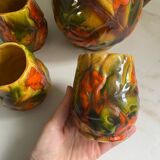 Vintage ceramic cider service