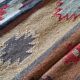 Kilim carpet in burlap and cotton. 60cm x 100cm