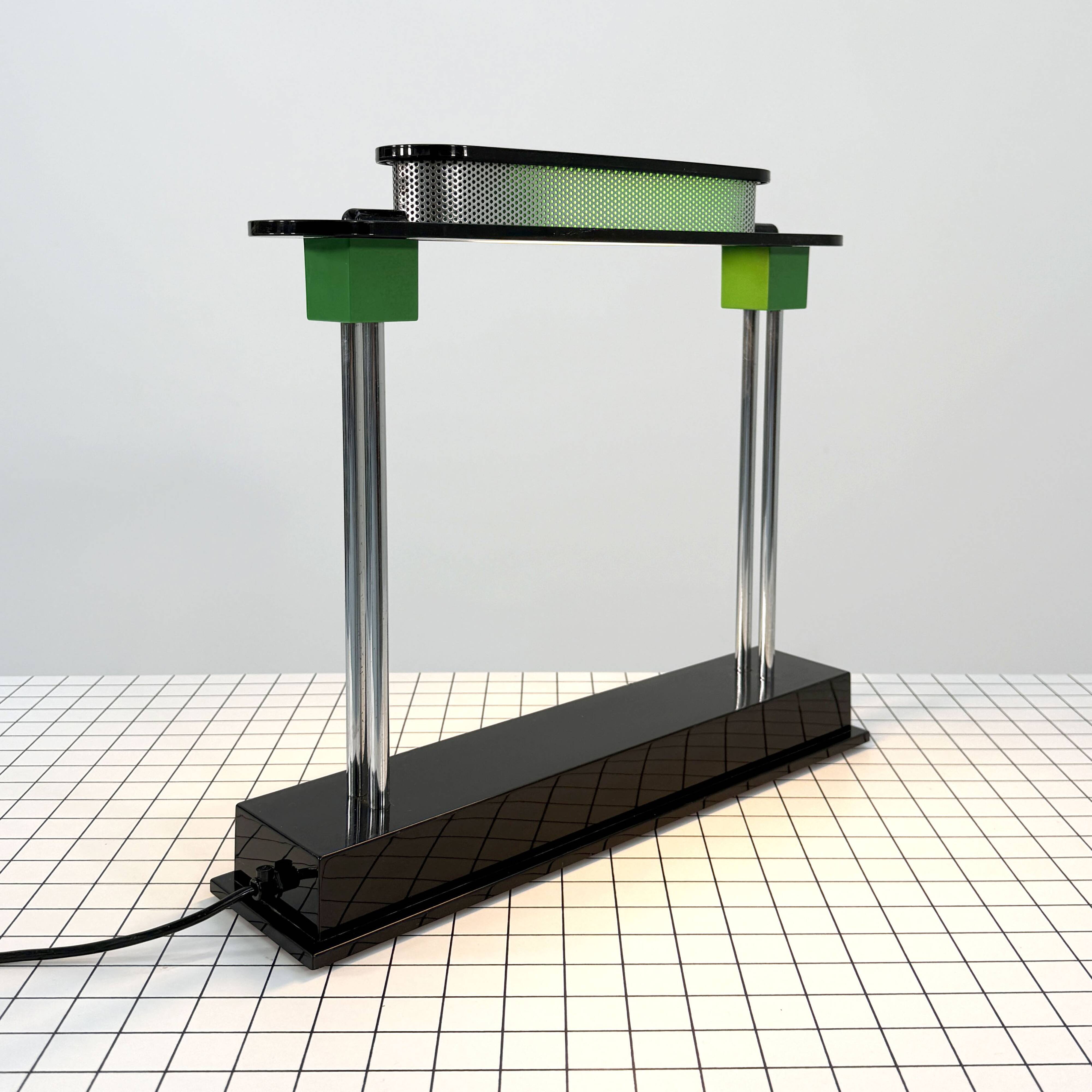 Pausania desk lamp by Ettore Sottsass for Artemide 1980