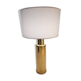 Lampe scandinave Luxus en verre doré 1970