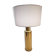 Lampe scandinave Luxus en verre doré 1970