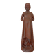 Vintage Terracotta Pregnant Woman Sculpture – Mid-Century Style Maternity Art Figurine