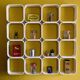 70's plastic shelf module