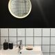 Round mirror brand Gilac vintage