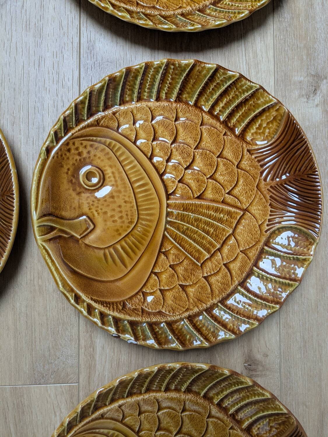 fish plates Sarreguemines