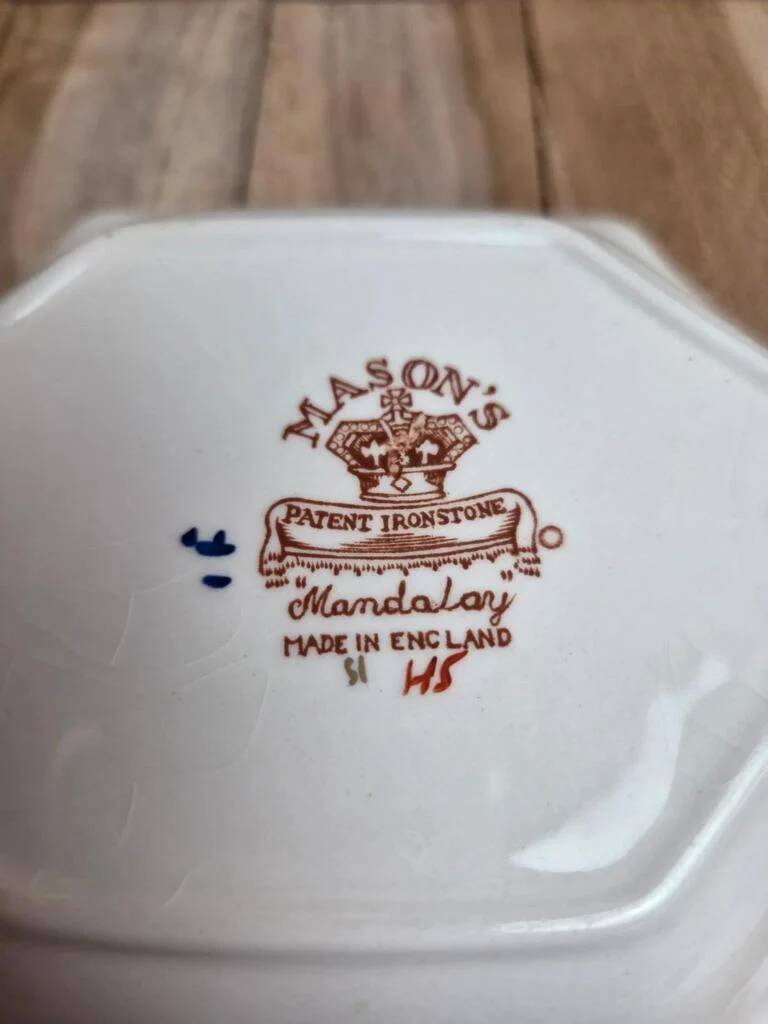 Mason's Mandalay catchall / tray – English ironstone – Polychrome decoration and gilding