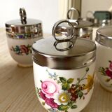 English porcelain pots cooked-egg