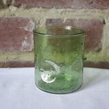 Service in vintage orangeade in light green bubble in very good condition