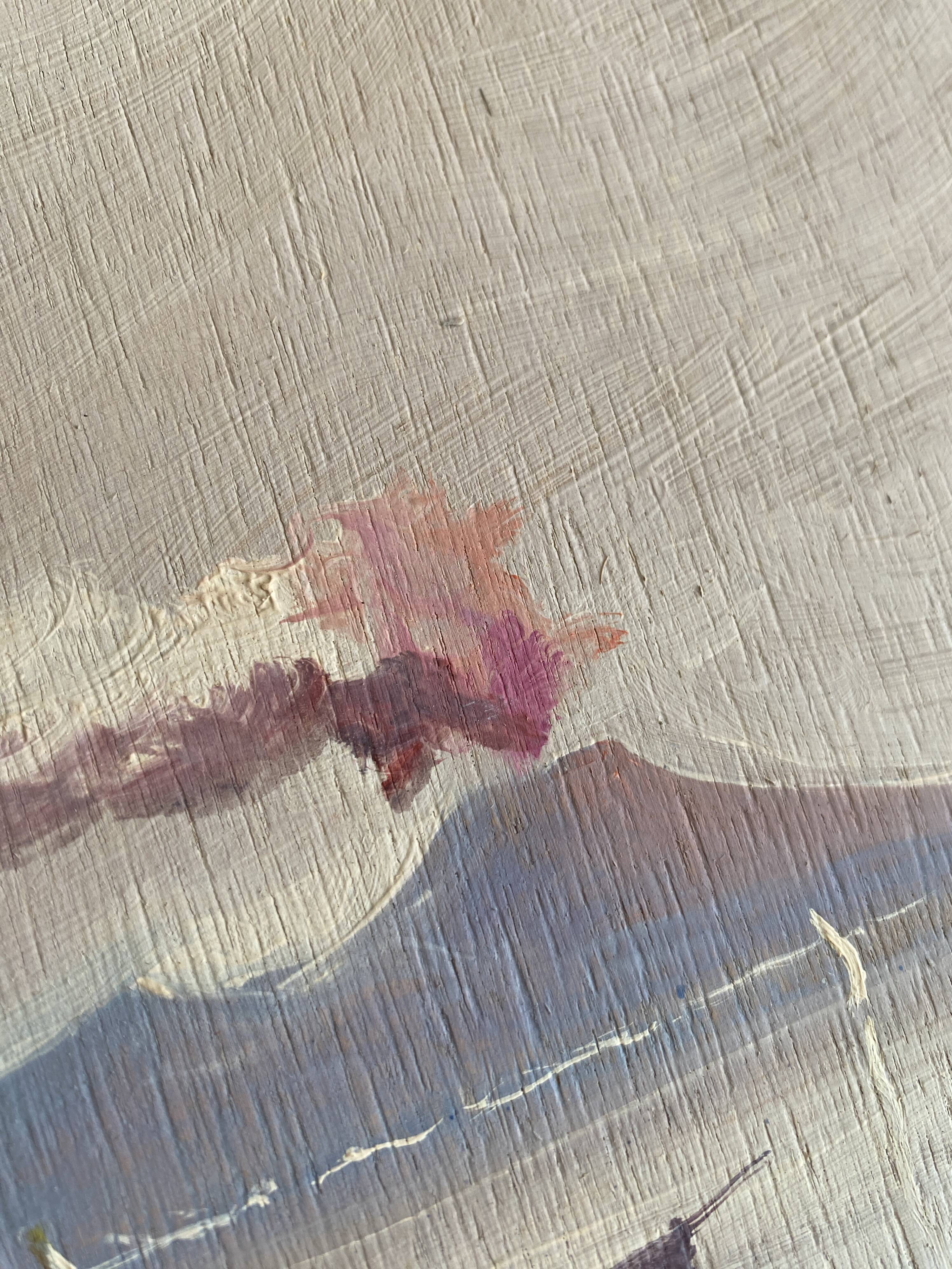 Oil painting "Sicilian beach"