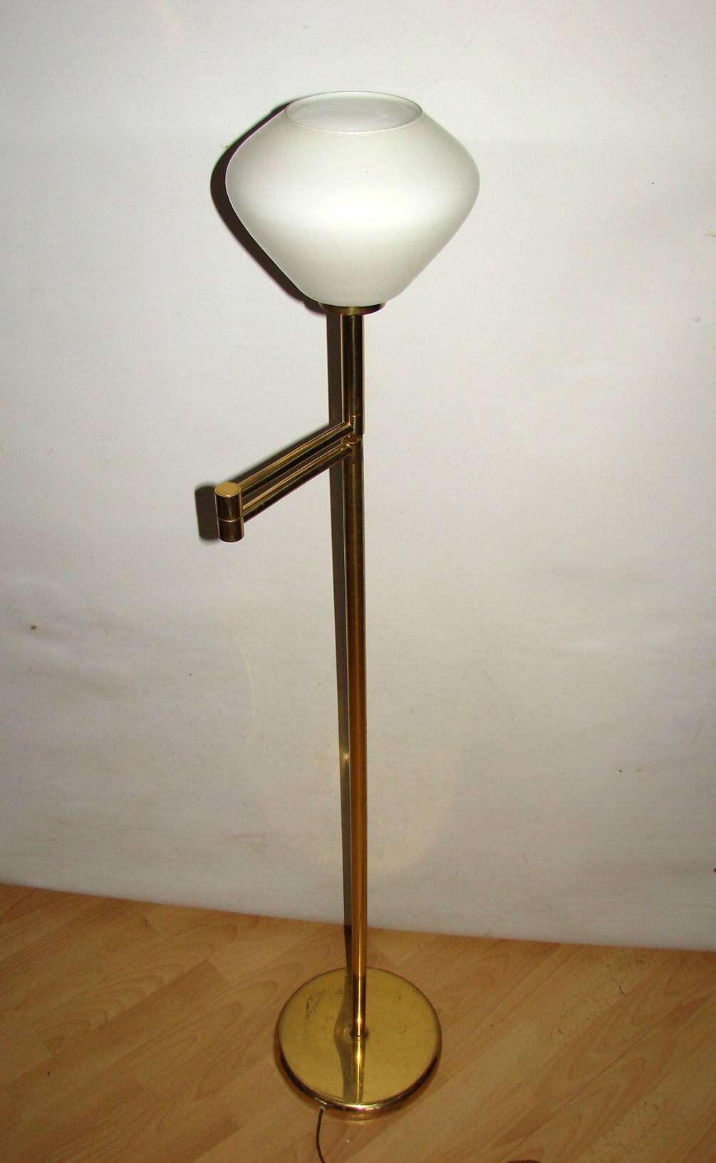 Brass floor lamp , 1970s.