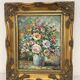 Ancienne peinture de fleurs