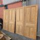 4 old cupboard doors in pitch pine