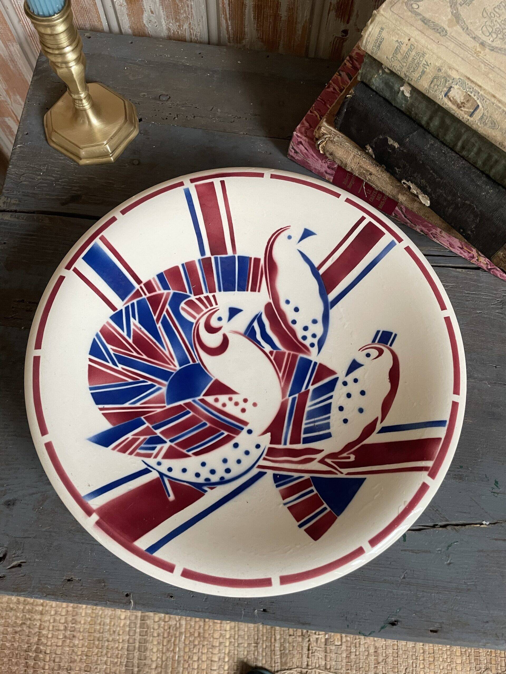 Plat Badonviller Art Déco