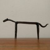 Mid-century wrought iron animal sculpture