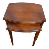 2 Built-in side tables in solid cherry wood – Very good condition