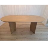 Westwing oval wooden table Toni 200×90cm