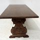 Table a manger de style Renaissance en bois massif sculpté XX siècle