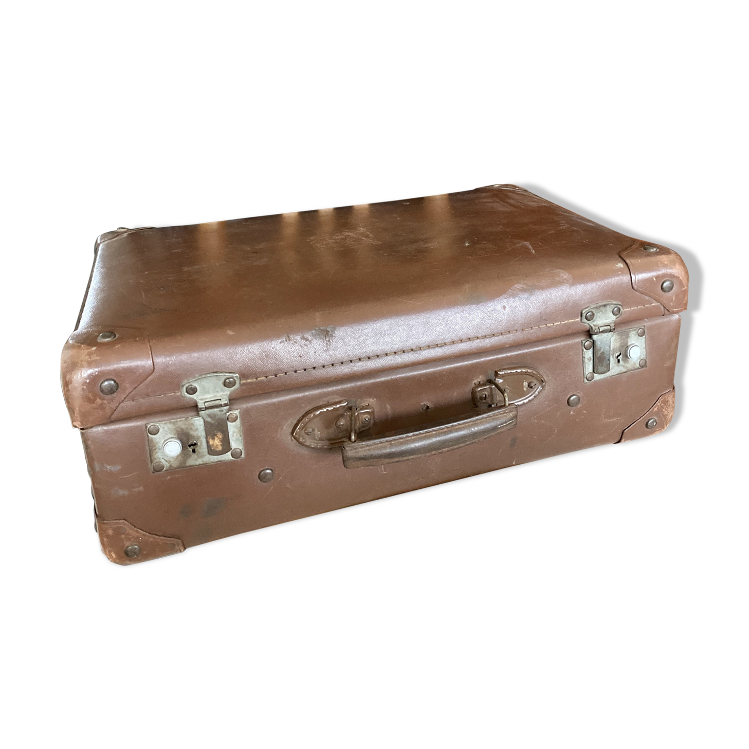 Former vintage suitcase "La Mondiale"