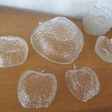 Vintage fruit salad serving in the shape of apples 1 salad bowl 8 cups