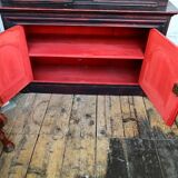 Showcase buffet 2 bodies vintage, farm dresser