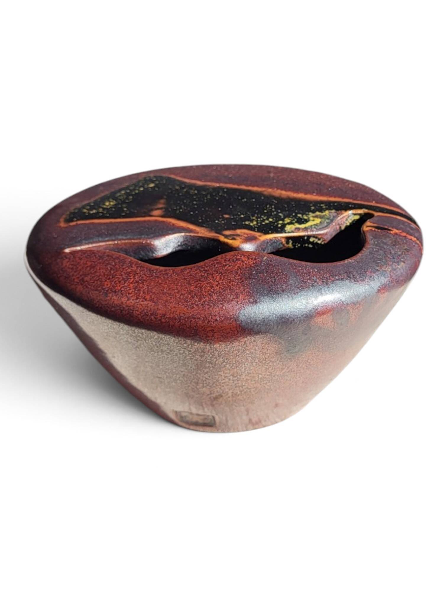 Vase en grès émaillé de Jean Cacheleux — Puisaye