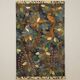 Painted canvas, contemporary decorative panel, "The Lost Paradise"