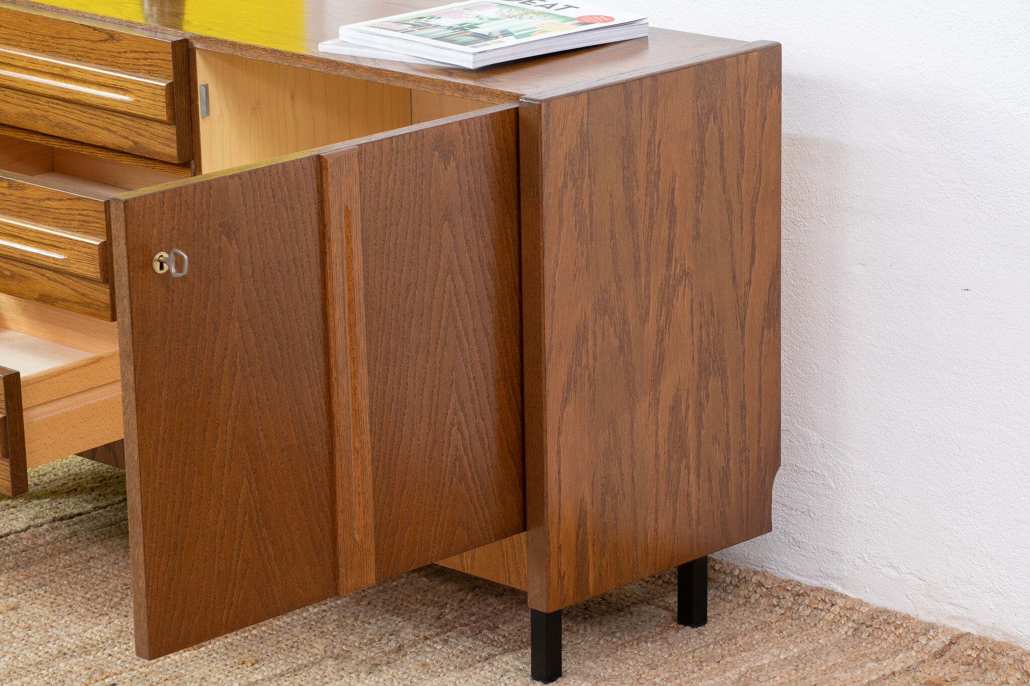 Vintage Scandinavian Enfilade – 116 cm