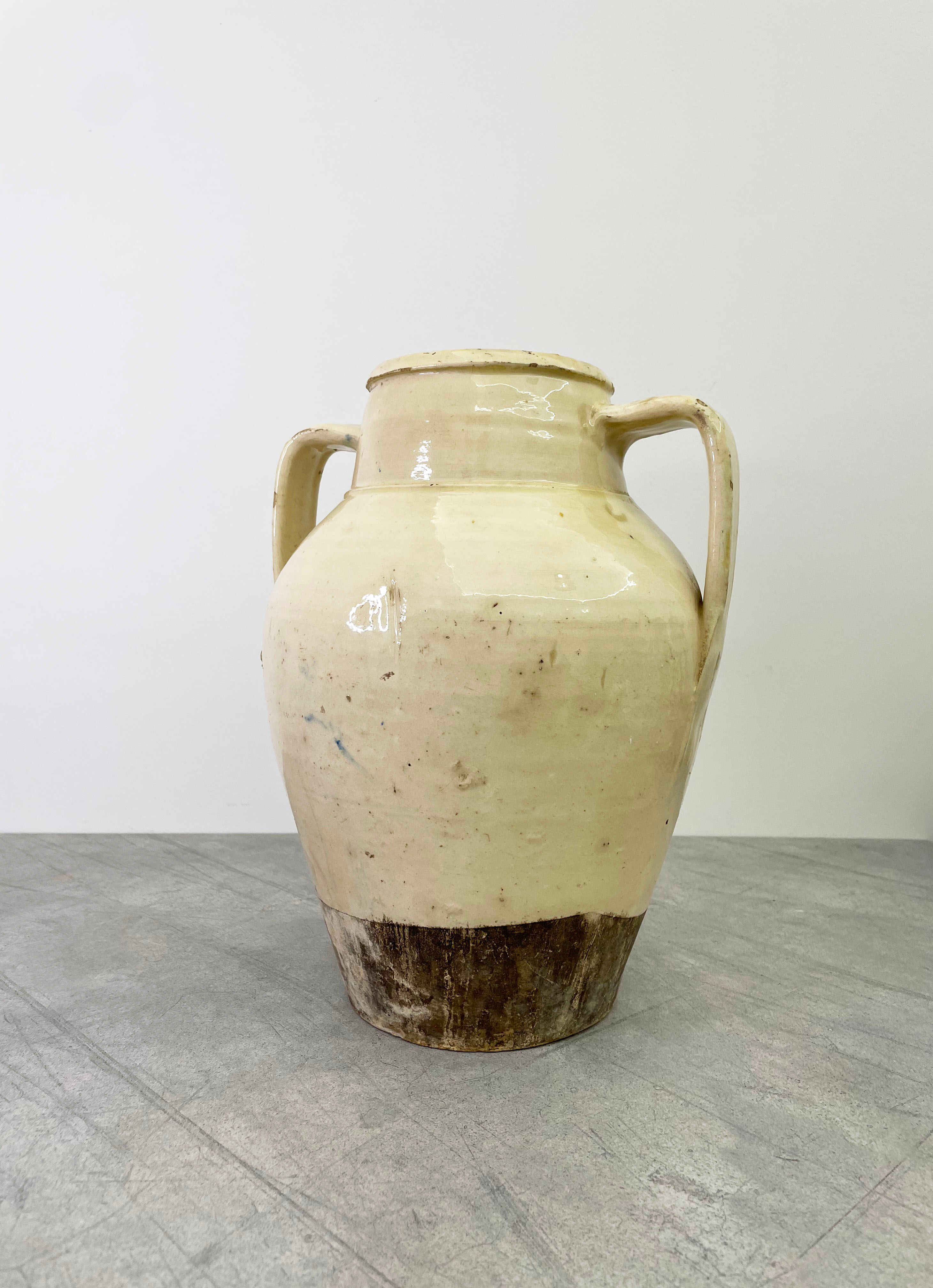 Antique tree of life confit pot