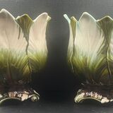 Pair of slip tripod pot covers -