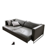 Urban Canapé – Didier Gomez for Ligne Roset – Anthracite grey leather