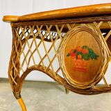 Rattan table