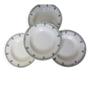 4 assiettes creuses vintage St Amand 211259