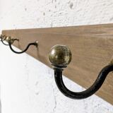 6-hook wall-mounted coat rack
