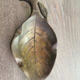 Brass ashtray leaf shape