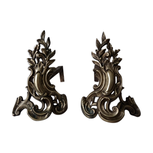 Paire de chenets anciens