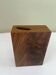 Minimalist design wooden vase