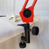 Soviet vintage swing arm desk lamp