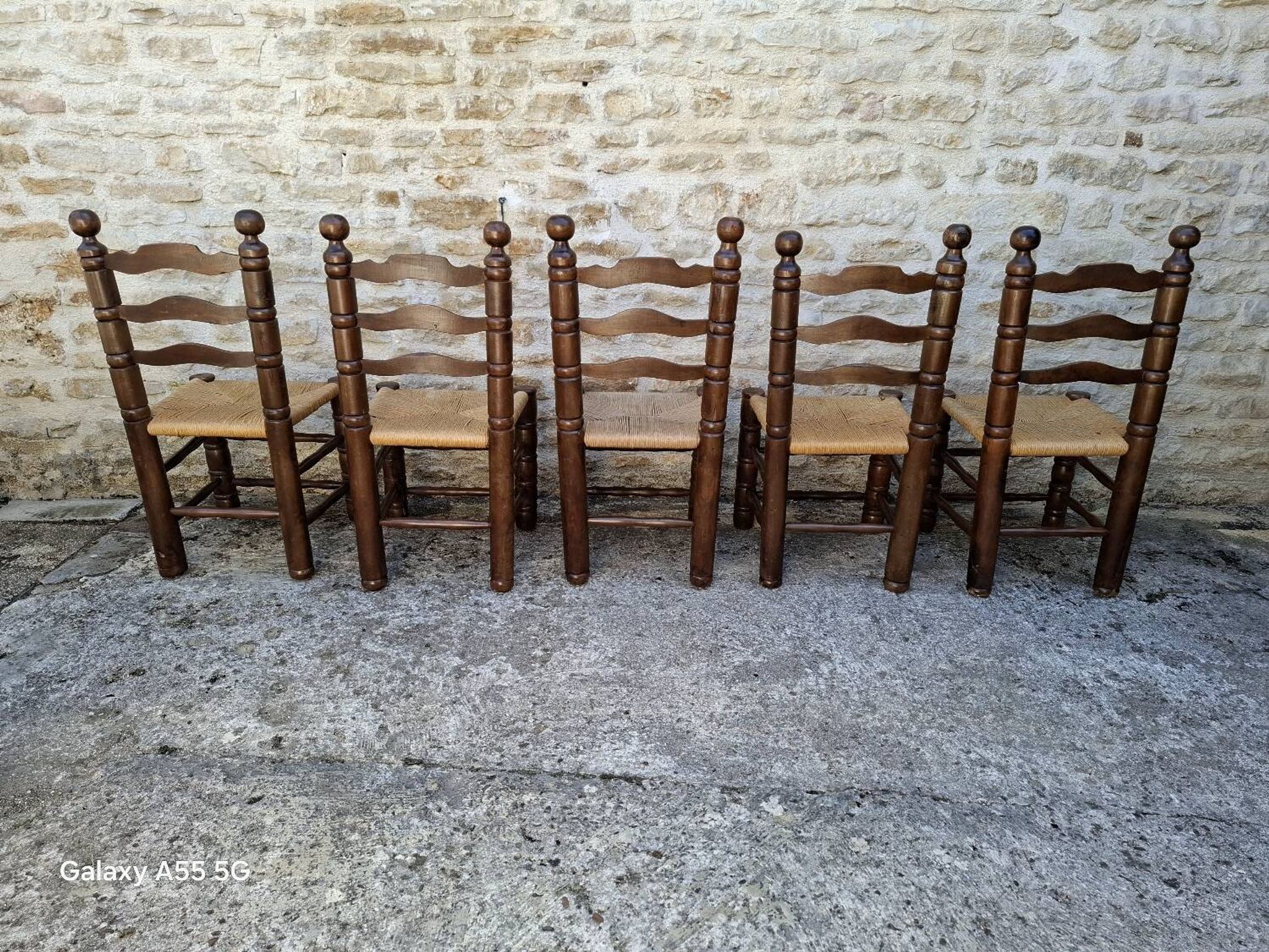 Chaises style Charles Dudouyt