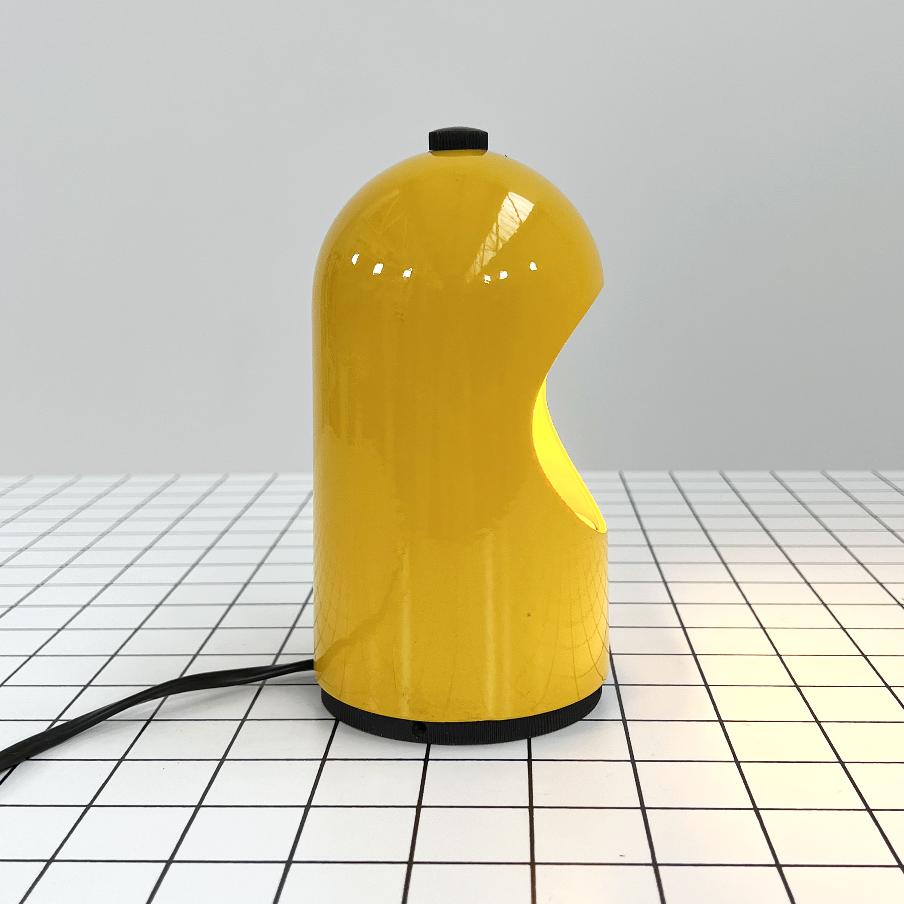Yellow Selene lamp by ABM, 1960
