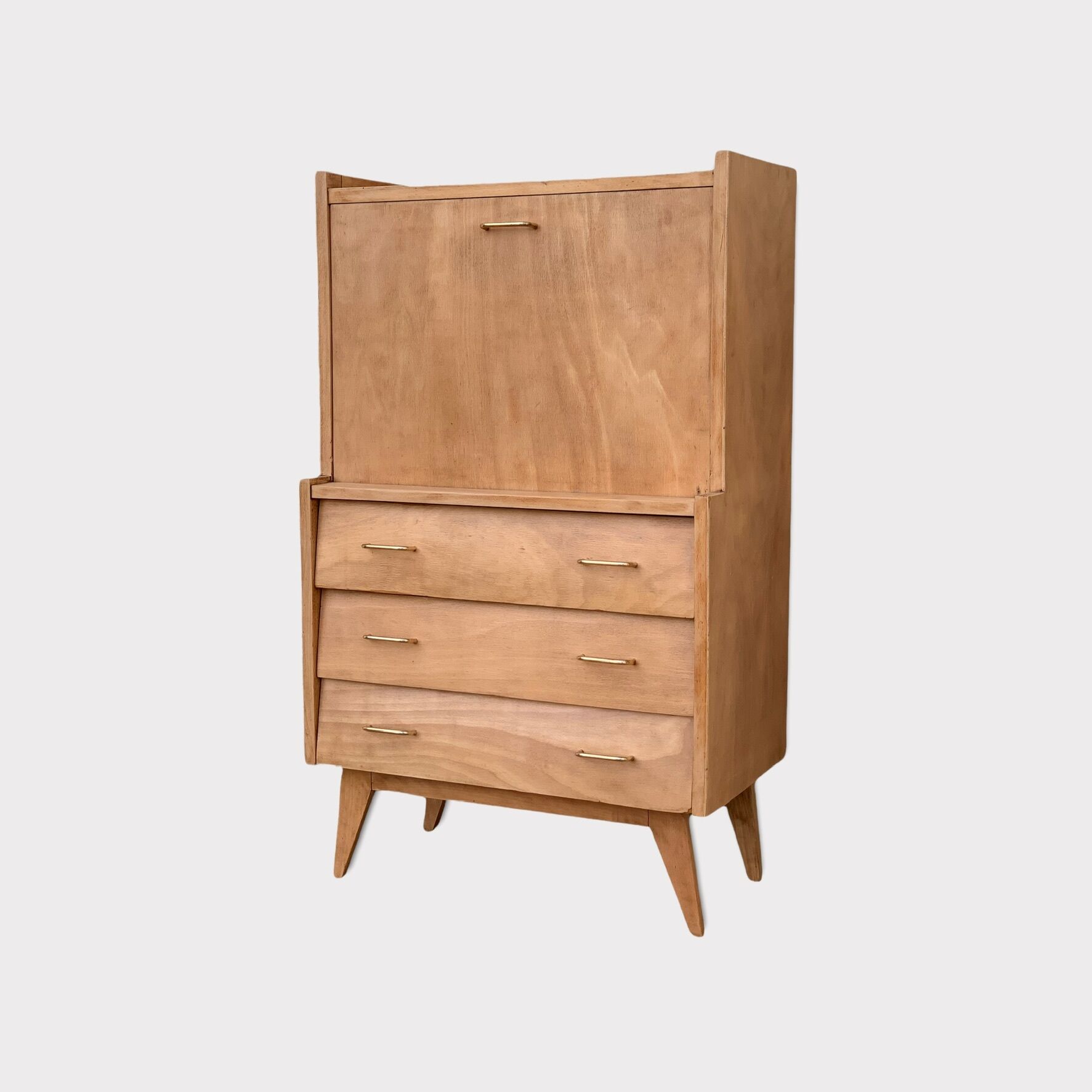 Secretary dresser vintage compass feet 1950