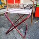 Folding stool in canvas