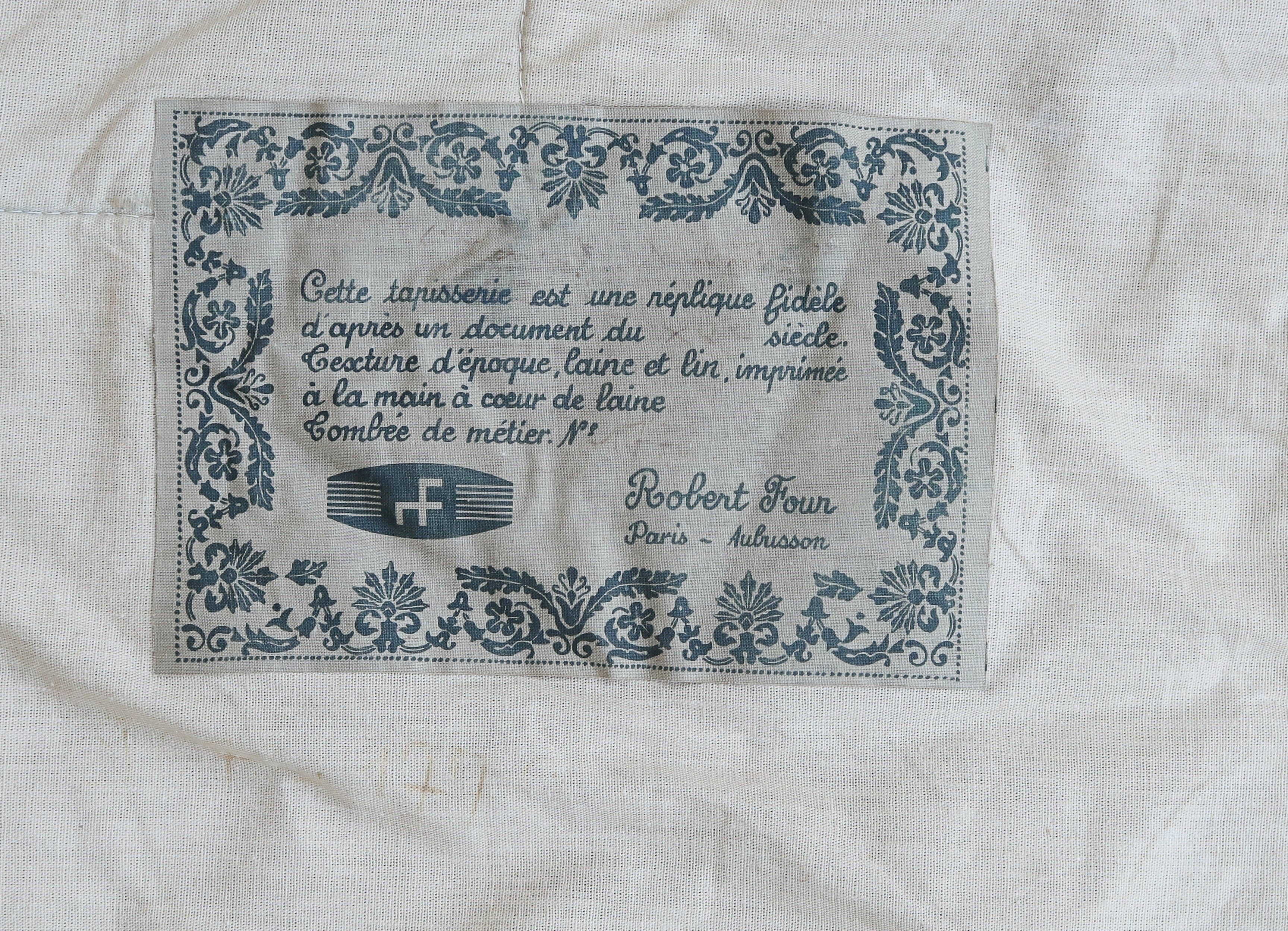 Tapisserie français 20ème siècle 205 X 176 cm