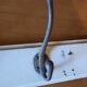 Wall coat rack with 5 hooks